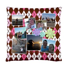 Argyle Flower (5 styles) - Standard Cushion Case (One Side) Argyle Flower (5 styles) - Standard Cushion Case (One Side)