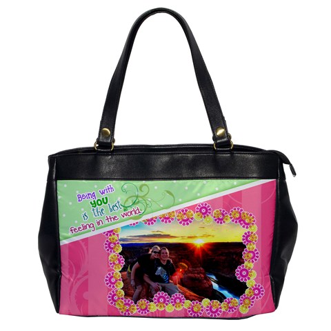 Being With You Oversized Office Handbag By Digitalkeepsakes Front