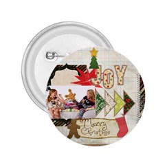 merry christmas - 2.25  Button