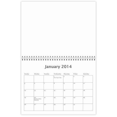 Calendar By Miri Braun Jan 2014