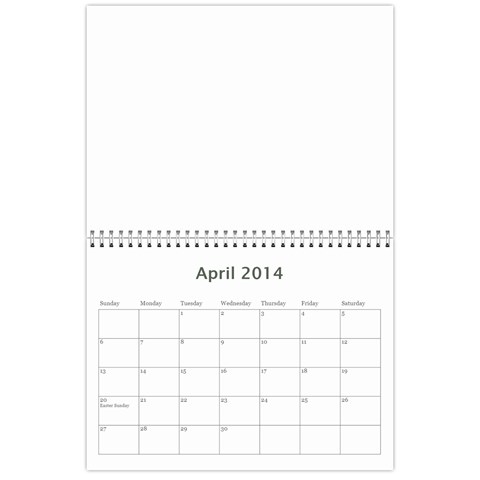 Calendar By Miri Braun Apr 2014