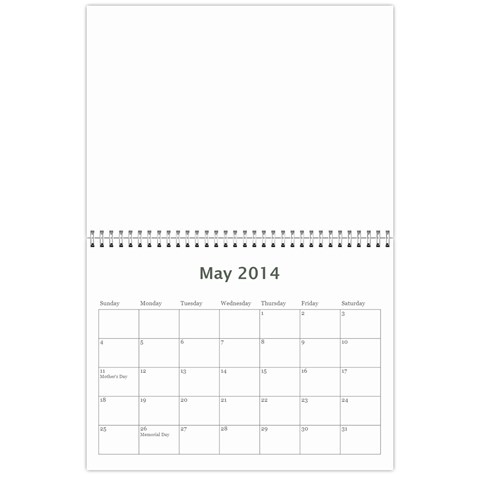Calendar By Miri Braun May 2014