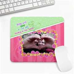 Being with you - Large Mousepad