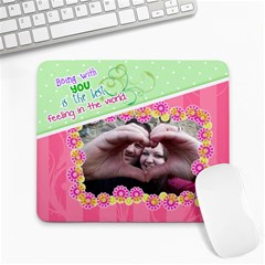 Being with you - Collage Mousepad