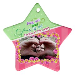 Being with you - Star Ornament 2 sides - Star Ornament (Two Sides)