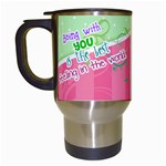 Being with you - Travel Mug - Travel Mug (White)