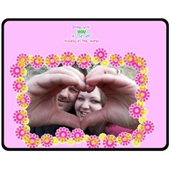 Being with you - Medium Fleece Blanket - Fleece Blanket (Medium)