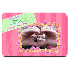 Being with you - Large Doormat