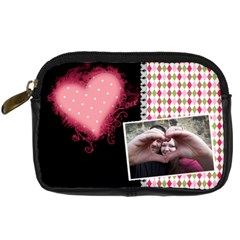 Love - Leather Camera Case - Digital Camera Leather Case