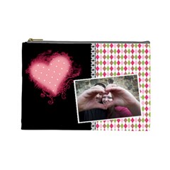 Love - Cosmetic Bag Large (7 styles) - Cosmetic Bag (Large)