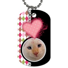 Love - Dog Tag - Dog Tag (One Side)