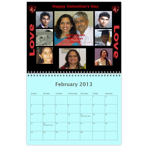 Dineshcalendar 2013 Feb 2013