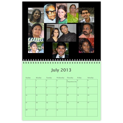 Dineshcalendar 2013 Jul 2013