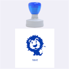 lion - Rubber Stamp Round (Large)