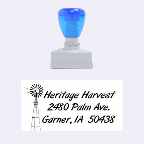 Heritage Harvest Stamp By Kathy Rayhons 1.34 x0.71  Stamp