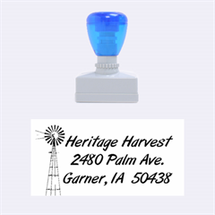 HERITAGE HARVEST STAMP - Rubber Stamp (Medium)