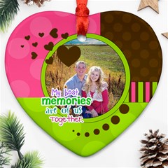 My Best Memories - Ornament - Ornament (Heart)