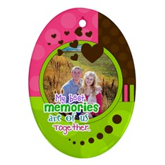 My Best Memories - Ornament - Ornament (Oval)