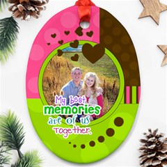 My Best Memories - Ornament - Ornament (Oval)