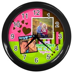 My Best Memories - Wall Clock - Wall Clock (Black)