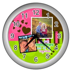 My Best Memories - Wall Clock - Wall Clock (Silver)