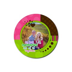 My Best Memories - Coasters - Rubber Round Coaster (4 pack)