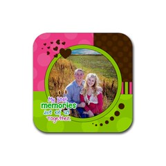 My Best Memories - Coaster - Rubber Coaster (Square)