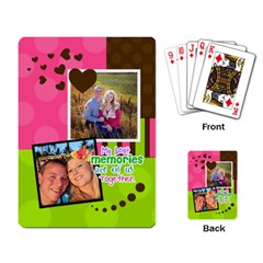 My Best Memories - Playing Cards