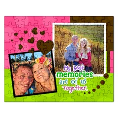 My Best Memories are of us together - Jigsaw Puzzle (Rectangular)
