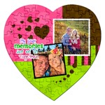 My Best Memories are of us together - Jigsaw Puzzle (Heart)