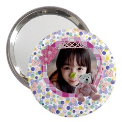 Pink Bear- Girl  3  Handbag Mirror