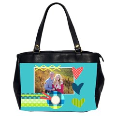 Heart - Office handbag - Oversize Office Handbag (2 Sides)