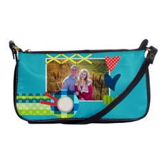 Heart - shoulder clutch bag