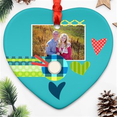 Playful Hearts - Ornament (Heart)