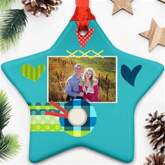 Playful Hearts - Ornament (Star)