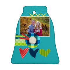 Playful Hearts - Bell Ornament (Two Sides)