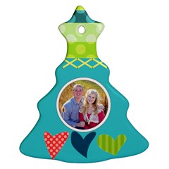 Playful Hearts - Ornament (Christmas Tree) 