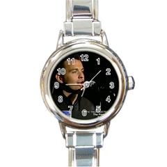 ryan watch 1 - Round Italian Charm Watch