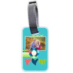 Playful Hearts - Luggage Tag (two sides)