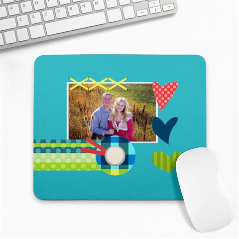 Playful Hearts By Digitalkeepsakes 9.25 x7.75  Mousepad - 1