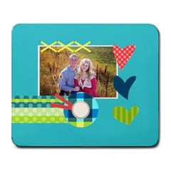 Playful Hearts - Collage Mousepad