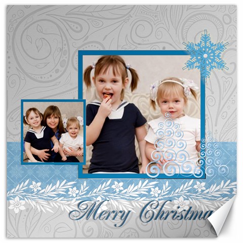 Merry Christmas By Joely 15.2 x15.41  Canvas - 1