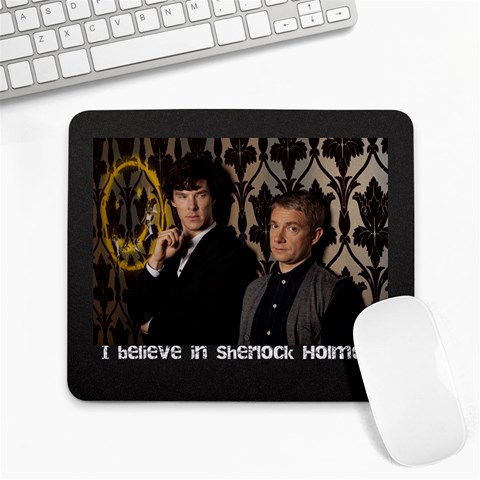 Sherlock Mousepad By Lindy Hafner Front