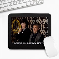 Sherlock mousepad - Large Mousepad