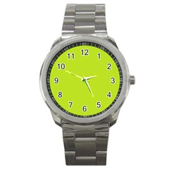 Green watch - Sport Metal Watch