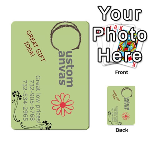 Custom Canvas Business Card By F Blau Front 1