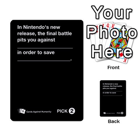 Cah Custom Deck Template 2 By Steven Front 53