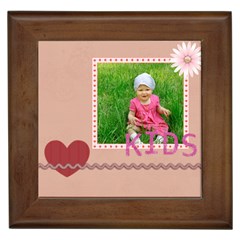 love kids - Framed Tile