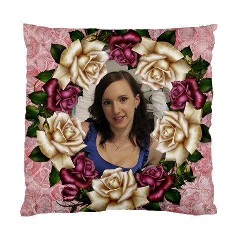 Roses And Lace 2 Cushion Case (2 Sided) By Deborah Back