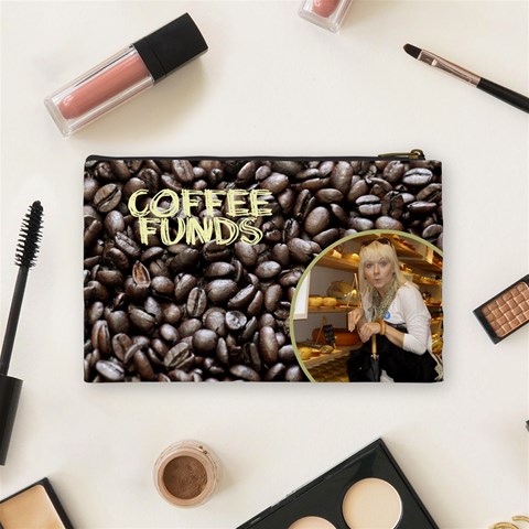 Coffee Cosmetic Bag (medium) By Deborah Back